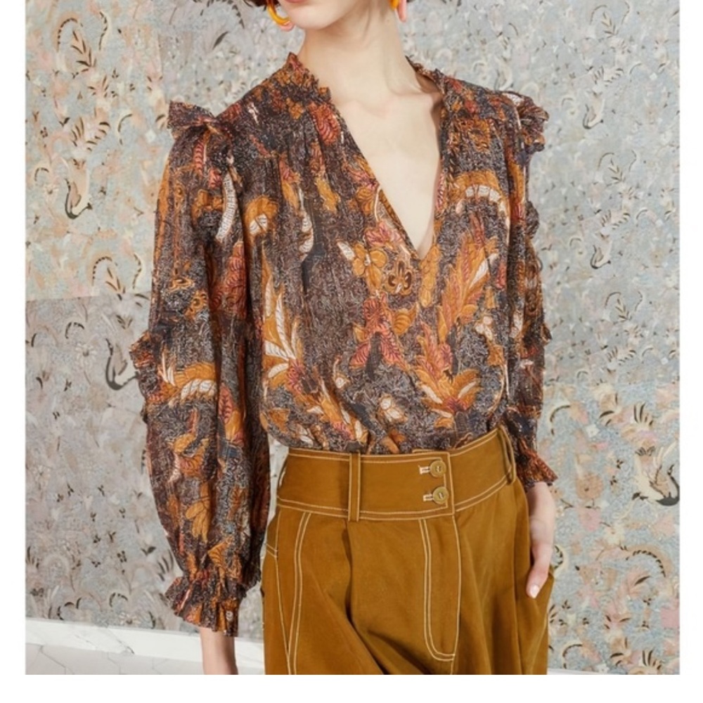 Ulla Johnson Multicolor Floral Blouse